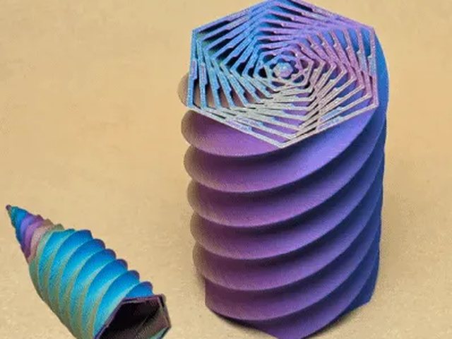 MEGA Hex Spiral Fidget